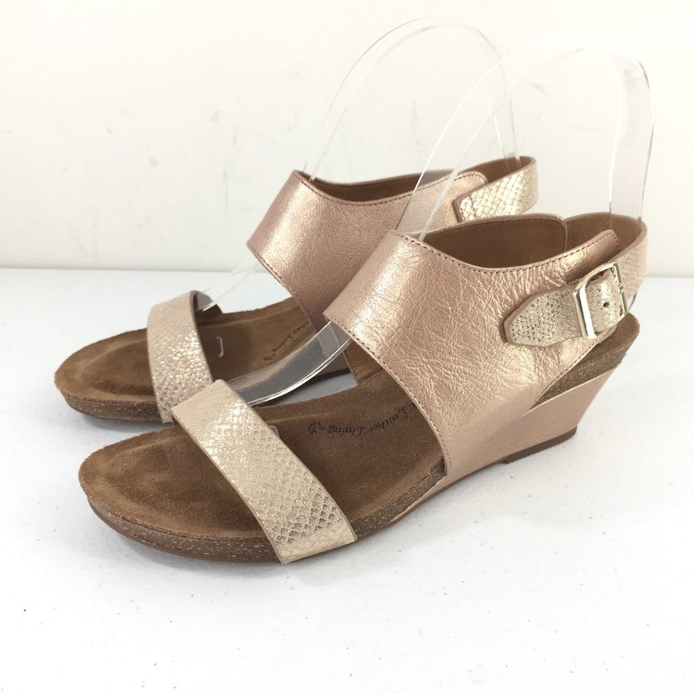 Sofft 7 Rose Gold Sandals Low wedge Comfort